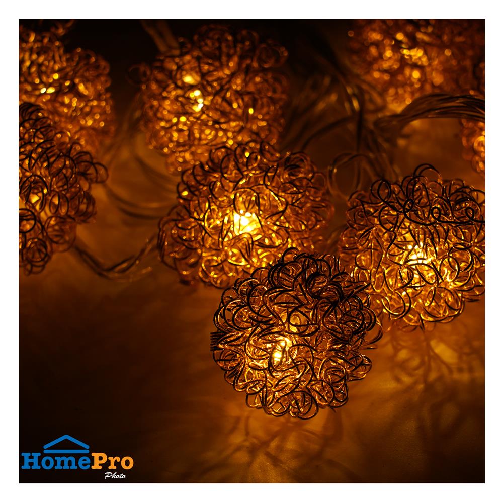 ไฟตกแต่ง LED CARINI 1575 BALL 2 เมตร WARM WHITE