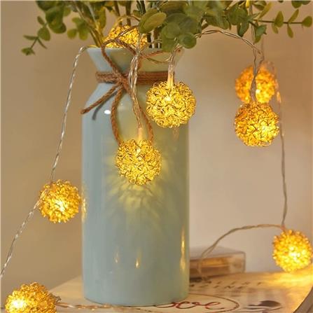 ไฟตกแต่ง LED CARINI 1575 BALL 2 เมตร WARM WHITE_1