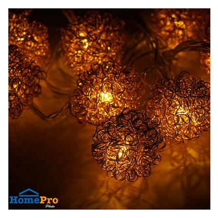 ไฟตกแต่ง LED CARINI 1575 BALL 2 เมตร WARM WHITE_7