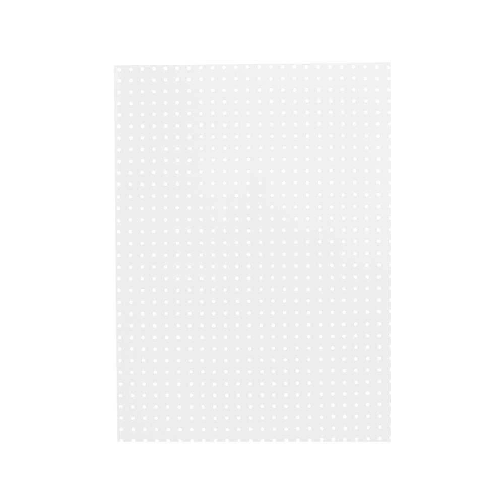 แผงเหล็กแขวนเครื่องมือ CUSTOMAI PEGBORD SIZE S 60x40 ซม. สีขาว