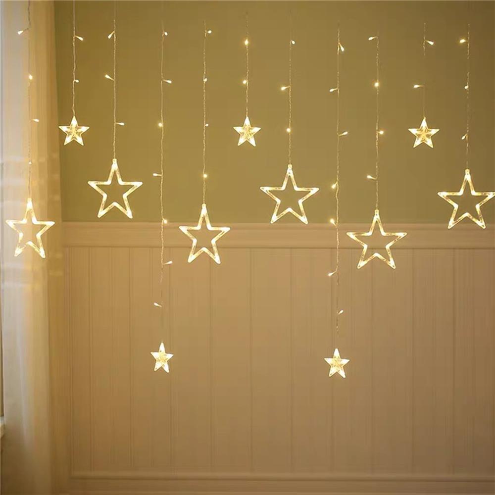 ไฟกะพริบ LED CARINI 1091 STAR 2.5 เมตร WARM WHITE