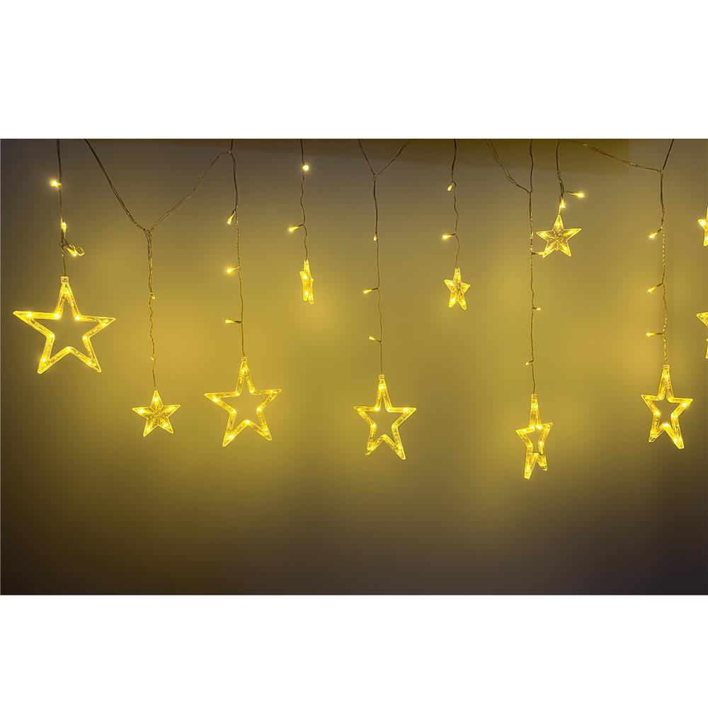 ไฟกะพริบ LED CARINI 1091 STAR 2.5 เมตร WARM WHITE