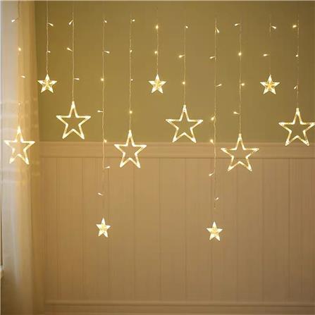 ไฟกะพริบ LED CARINI 1091 STAR 2.5 เมตร WARM WHITE_1