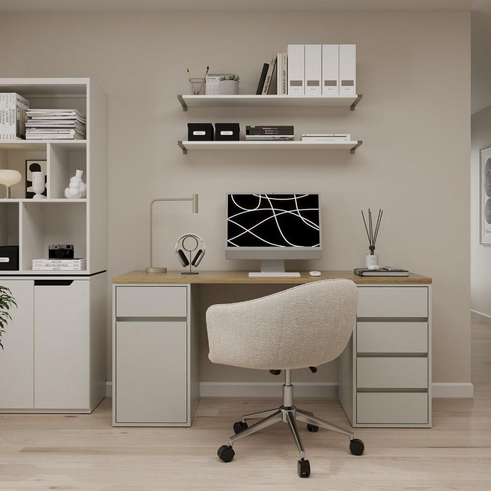 โต๊ะอเนกประสงค์ SB FURNITURE EXTRIO 140 ซม. สีเทา
