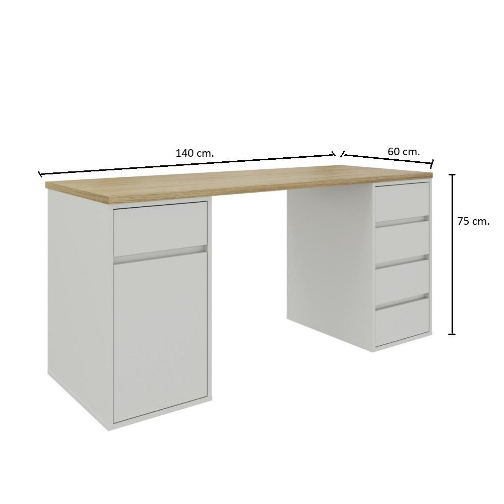 โต๊ะอเนกประสงค์ SB FURNITURE EXTRIO 140 ซม. สีเทา