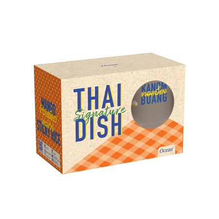 แก้วน้ำ 300 มล. OCEAN GLASS SOFT POWER FOOD ข้าวเหนียวมะม่วง & ขนมเบื้อง (แพ็ก 2 ใบ)_1
