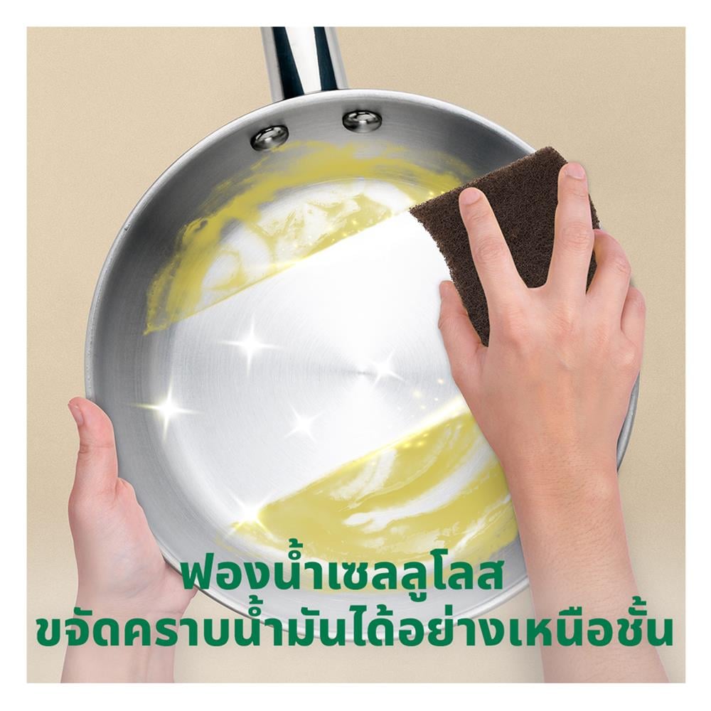 ฟองน้ำเซลลูโลสพร้อมแผ่นใยขัด SCOTCH-BRITE GREENER CLEAN สำหรับงานขัดไร้ริ้วรอย (แพ็ก 2 ชิ้น)