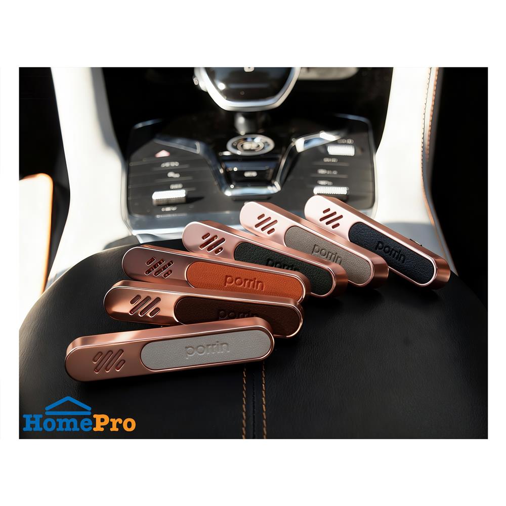 น้ำหอมปรับอากาศรถยนต์ พร้อมรีฟิลน้ำหอม 2 ชิ้น PORRIN GOLDEN GLOW