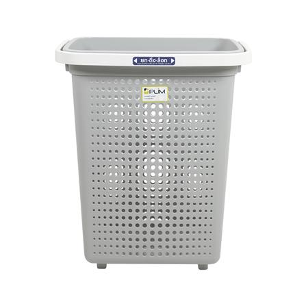 ตะกร้าผ้าล้อลาก PLIM BUBBLE HH-1226 สีเทา_2