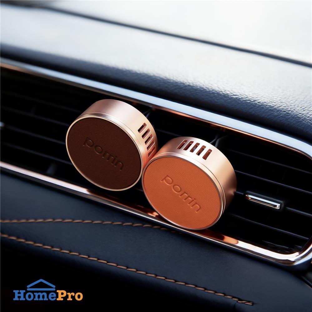 น้ำหอมปรับอากาศรถยนต์ พร้อมรีฟิลน้ำหอม 2 ชิ้น PORRIN MIDNIGHT EMBER