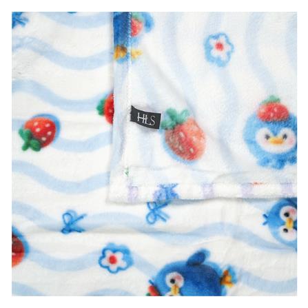 ผ้าห่ม HOME LIVING STYLE WIGGLE 50x60 นิ้ว สี WHITE-BLUE_2