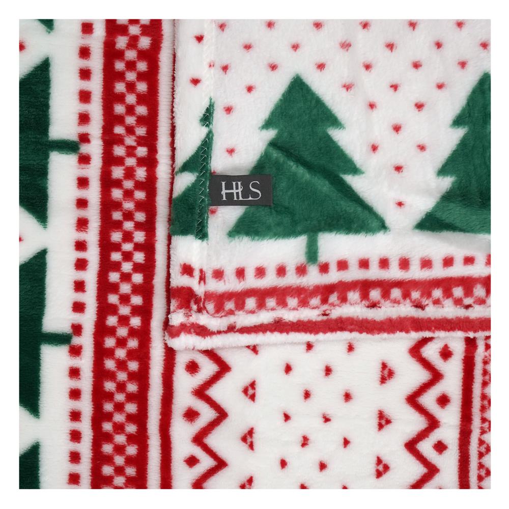 ผ้าห่ม HOME LIVING STYLE PINE 60x80 นิ้ว สี GREY