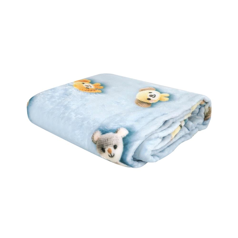ผ้าห่ม HOME LIVING STYLE PUP 50x60 นิ้ว สี BLUE