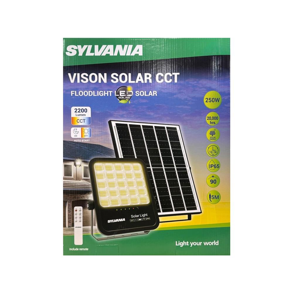 สปอตไลท์ SOLAR SYLVANIA VISION 250 วัตต์ DAYLIGHT/COOL WHITE/WARMWHITE สีดำ