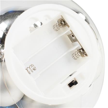 กล่องไฟตกแต่ง SNAZZ  โหลแก้ว-บอล สีน้ำเงิน-เงิน_2