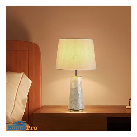 ไฟตั้งโต๊ะ CARINI MT23610 สีขาว/ทอง_3