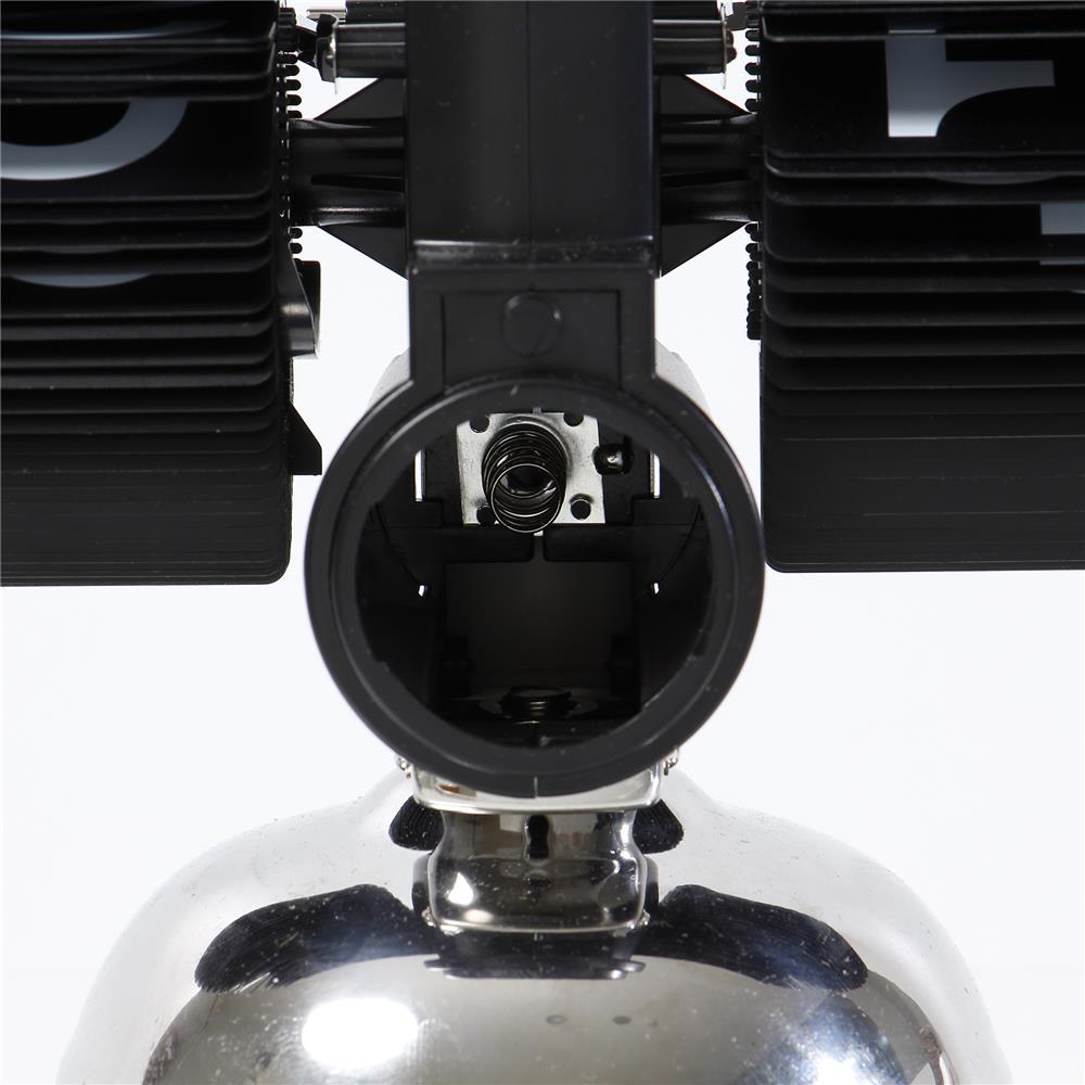 นาฬิกาตั้งโต๊ะเหล็ก SNAZZ MC1 8.6x6.4 นิ้ว สีเงิน