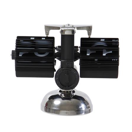 นาฬิกาตั้งโต๊ะเหล็ก SNAZZ MC1 8.6x6.4 นิ้ว สีเงิน_2