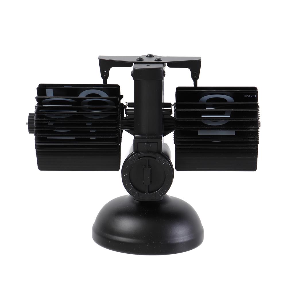 นาฬิกาตั้งโต๊ะเหล็ก SNAZZ MC1 8.6x6.4 นิ้ว สีดำ