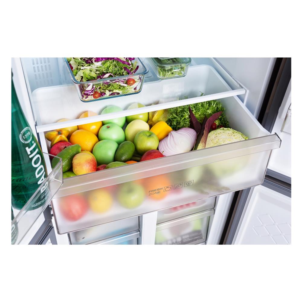 ตู้เย็น MULTI DOOR TCL RT43GPCDB 14.1 คิว กระจกดำ