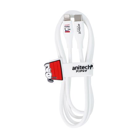 สายชาร์จ TYPE-C to LIGHTING ANITECH SNPL001 สีขาว_4