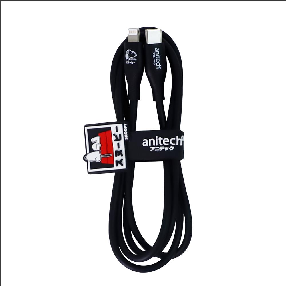 สายชาร์จ TYPE-C to LIGHTING ANITECH SNPL001 สีดำ