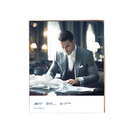 ชุดผ้าปูที่นอน 6 ฟุต (ชุด 3 ชิ้น) OMAZZ PAUL TAILOR ESPRESSO_3