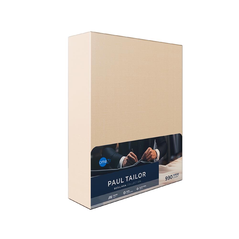 ชุดผ้าปูที่นอน 3.5 ฟุต (ชุด 2 ชิ้น) OMAZZ PAUL TAILOR CHAMPAGNE