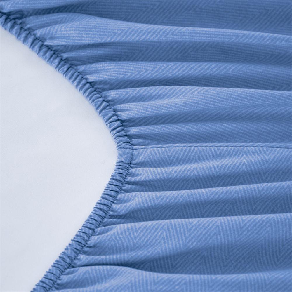 ชุดผ้าปูที่นอน 5 ฟุต (ชุด 3 ชิ้น) OMAZZ PAUL TAILOR PACIFIC BLUE