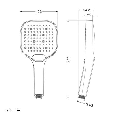 ฝักบัวสายอ่อน 3 ระดับ DONMARK GL-3722_2