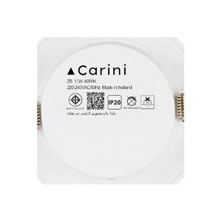 ดาวน์ไลท์ LED CARINI ZB 4.7 นิ้ว 15 วัตต์ COOL WHITE สีขาว_6