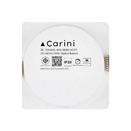 ดาวน์ไลท์ LED CARINI ZB 5.7 นิ้ว 15 วัตต์ DAYLIGHT/COOL WHITE/WARM WHITE สีขาว_8