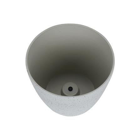 กระถางพลาสติก SPRING MORE 25 ซม. สีขาว_1