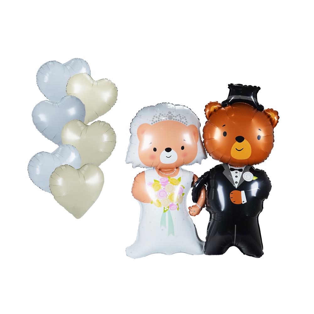 ลูกโป่งฟอยล์ คู่บ่าว-สาว SNAZZ 42 นิ้ว