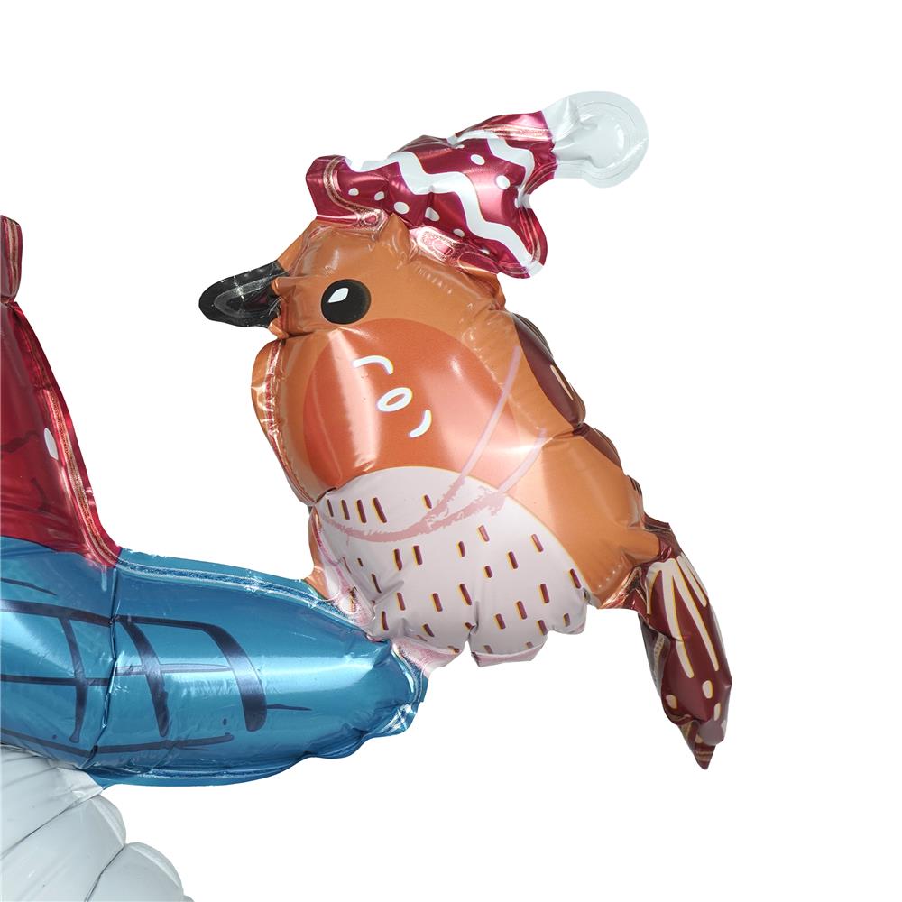 ลูกโป่งฟอยล์ SNOW MAN SNAZZ 44 นิ้ว สีขาว