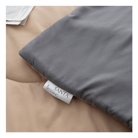 ผ้านวม SANTA BEDDING 70x90 นิ้ว สี BROWN/GREY_1