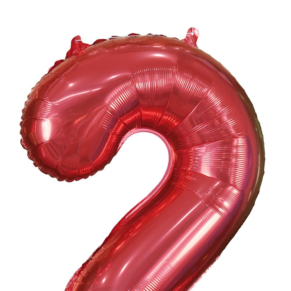 ลูกโป่งฟอยล์ตัวเลข 2026 SNAZZ 32 นิ้ว สีเขียว-แดง