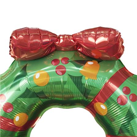 ลูกโป่งฟอยล์ตัวเลข 2026 SNAZZ 32 นิ้ว สีเขียว-แดง_4