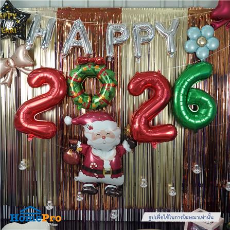 ลูกโป่งฟอยล์ SANTA CLAUS SNAZZ 42 นิ้ว สีแดง_4