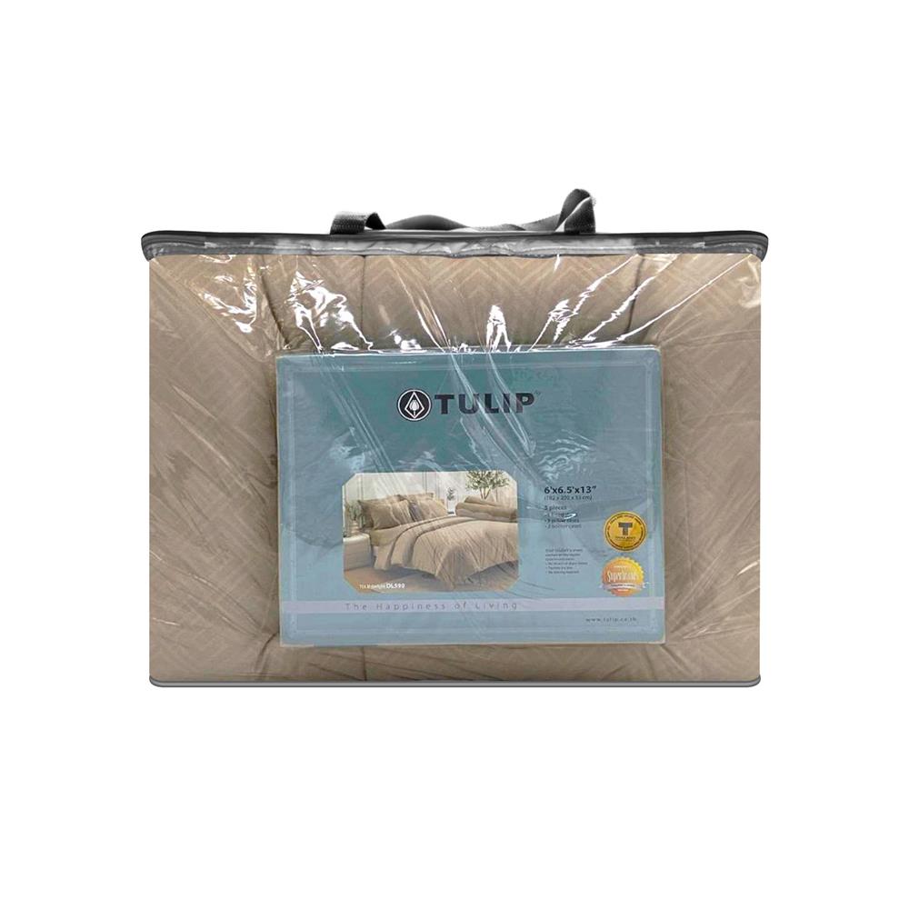 ชุดผ้าปูที่นอน 6 ฟุต (ชุด 6 ชิ้น) TULIP DELIGHT 60239-DL590