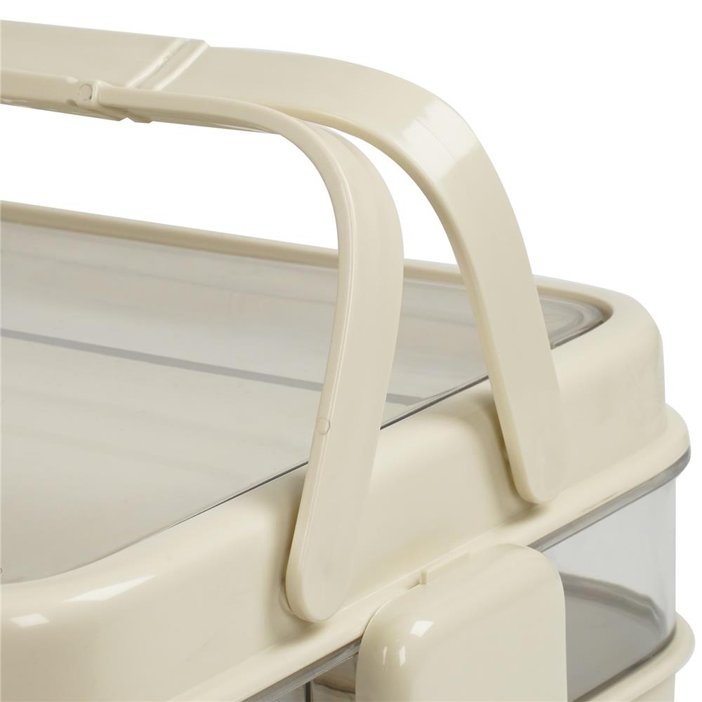 กล่องหูหิ้ว STACKO JUDY 33.5x23.5x14 ซม. สีครีม