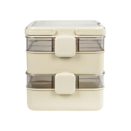 กล่องหูหิ้ว STACKO JUDY 33.5x23.5x25 ซม. สีครีม_2