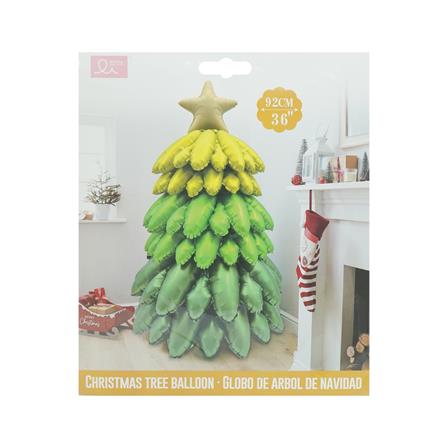ลูกโป่งฟอยล์ต้นคริสต์มาส SNAZZ 36 นิ้ว สีเขียว_3