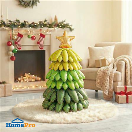 ลูกโป่งฟอยล์ต้นคริสต์มาส SNAZZ 36 นิ้ว สีเขียว_4