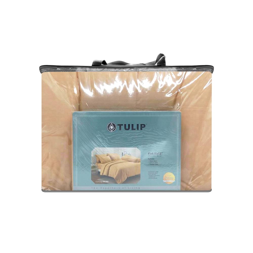 ชุดผ้าปูที่นอน 6 ฟุต (ชุด 6 ชิ้น) TULIP DELIGHT 60239-DL585
