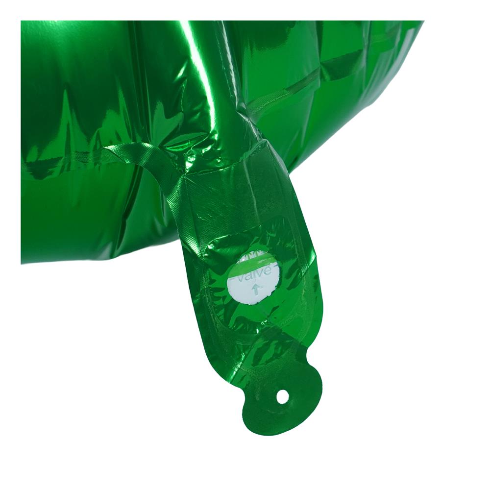 ลูกโป่งฟอยล์วงกลม SNAZZ 18 นิ้ว สีเขียว