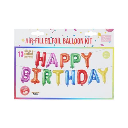 ลูกโป่งฟอยล์ HAPPY BIRTHDAY SNAZZ 16 นิ้ว หลากสี_3