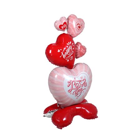 ลูกโป่งฟอยล์ LOVE DAY SNAZZ 60 นิ้ว สีชมพู_3