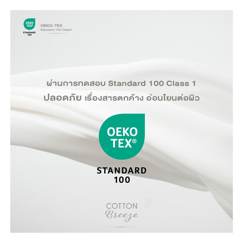 ชุดผ้าปูที่นอน 5 ฟุต (ชุด 6 ชิ้น) FROLINA COTTON BREEZE AMORIE CBDF009