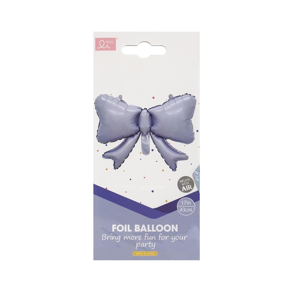ลูกโป่งฟอยล์โบตกแต่ง SNAZZ 17 นิ้ว สีม่วง